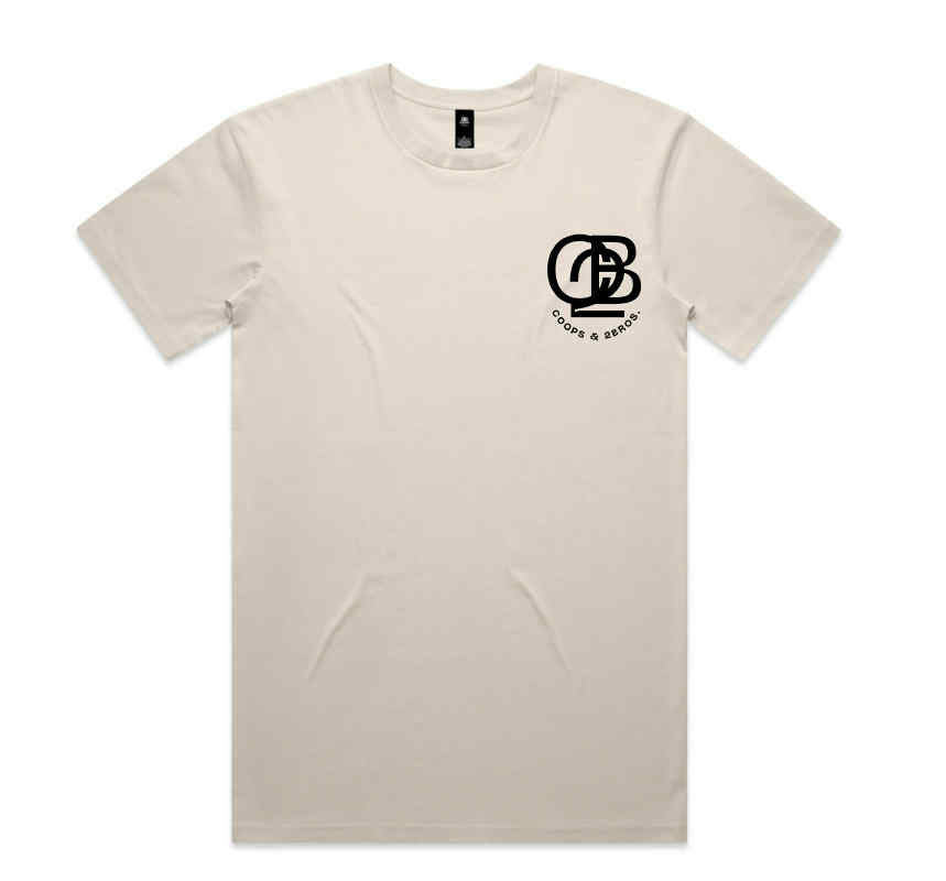 C2B OG Signature Tee – Bone - Adults - C2B THE LABEL
