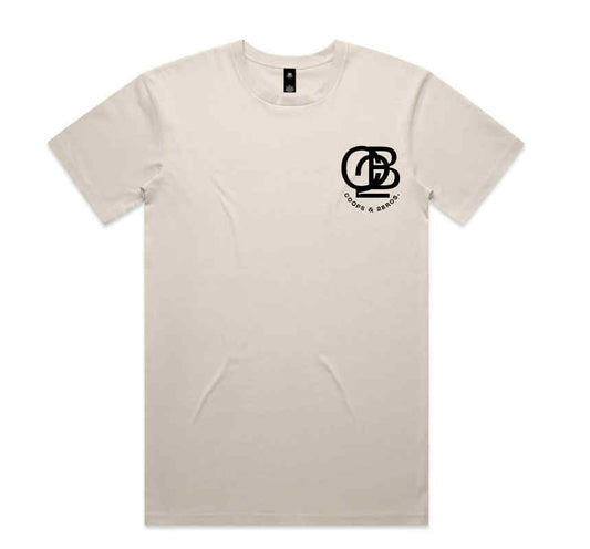 C2B OG Signature Tee – Bone - Adults - C2B THE LABEL