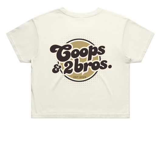 Coops & 2Bros Retro Crop - Ecru – Ladies - C2B THE LABEL