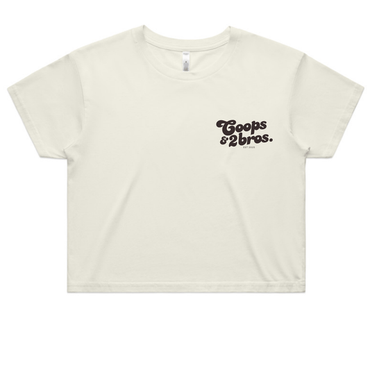Coops & 2Bros Retro Crop - Ecru – Ladies - C2B THE LABEL