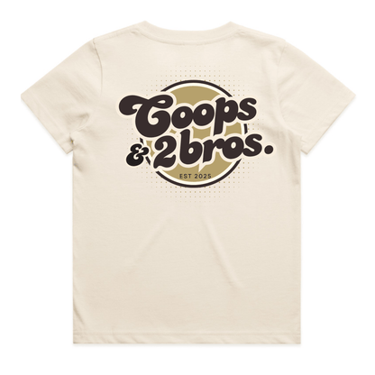 Coops & 2Bros Retro Tee - Ecru - Kids & Youth - C2B THE LABEL